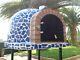 Outdoor Wood Fired Pizza Oven Mediterrani Royal Blue Mosaic