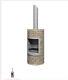 Premier Outdoor Stone Stove Chiminea Smoker Wood Heater Bbq Pizza Oven Fire Pit