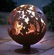 Patio Heater Fire Pit For Garden Rrp £999 Fire Basket Globe Oxidised Steel
