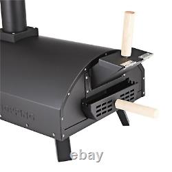 Pizza Oven 13 Multi Fuel Charcoal BBQ Smoker Wood Fired Outdoor Portable Oven
