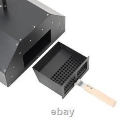 Pizza Oven Outdoor Garden Portable Wood Fired Pizza Oven BBQ Smoker With Chimney