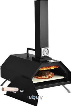 Pizza Oven Outdoor Portable Stainless Steel Wood Fired Pizza Oven with Pizza Stone