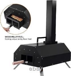 Pizza Oven Outdoor Portable Stainless Steel Wood Fired Pizza Oven with Pizza Stone