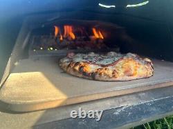 Pizza Oven Outdoor Portable Wood Fired, Stone 30x38