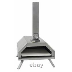 Pizza Oven Portable Garden Outdoor Steel Folding Legs Wood Fired 13 Stone