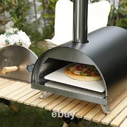 Pizza Oven Portable Table Top Wood Charcoal Fired Outdoor Camp Cooking