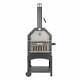 Pizza Oven Smoker Wood Fired Multi-functional Outdoor Bbq / 163 Cm