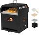 Pizzello 4 In 1 Outdoor Pizza Oven Wood Fired Pizza Ovens With Cover, Stone, Peel