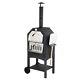 Portable Outdoor Pizza Oven Stone Peel Bbq Grill Racks Rain Cover Wood Fired