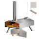 Portable Outdoor Pizza Oven Wood Pellet Fired Stainless Steel Pizza Maker Picnic