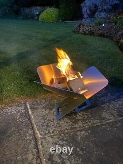 Portable Stainless Steel Collapsible Flat Pack Firepit Fire Pit- FREE DELIVERY