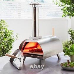 Portable Stainless Steel Outdoor Pizza Oven Wood Fired Charcoal Pizza Stone Base