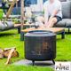 Redfire Midland Wood Burning Fire Basket + Bbq Grill