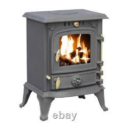 Royal FireT 4.5kW Black Cast Iron Outdoor Wood & Charcoal Burning Stove Chiminea