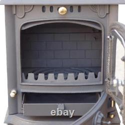 Royal FireT 4.5kW Black Cast Iron Outdoor Wood & Charcoal Burning Stove Chiminea