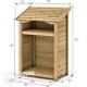 Small Premium Wooden Log Store Outdoor Fire Wood Storage Garden Cover