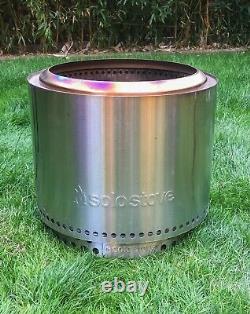 Solo Stove Bonfire Stainless Fire Pit & Heat Deflector, Glamping, Camping, VGC