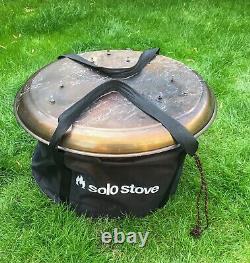 Solo Stove Bonfire Stainless Fire Pit & Heat Deflector, Glamping, Camping, VGC