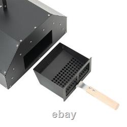 Stainless Steel Wood Fired Pizza Oven Outdoor Barbeque BBQ Long Chimney Smoker
