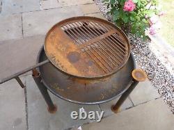 Steel Fire Pit & Grill Never Used Collection Only