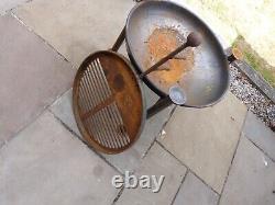 Steel Fire Pit & Grill Never Used Collection Only