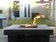 Teamson Home Outdoor Garden Gas Fire Pit Table Heater With Lava Rocks & Cover