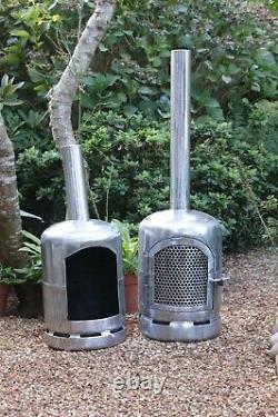 Upcycled Gas Bottle Fire pit, log burner, patio heater, chiminea, Arched door type