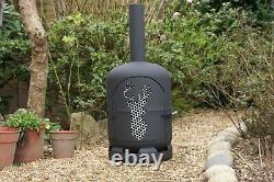 Upcycled Gas Bottle Fire pit, log burner, patio heater, chiminea, Stag head design