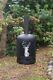 Upcycled Gas Bottle Fire Pit, Log Burner, Patio Heater, Silver Stag Design