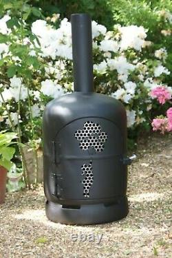 Upcycled Gas bottle, log burner, fire pit, patio heater. Stags head design