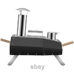VEVOR Outdoor Pizza Oven Portable Wood Fired 12 Pizza Oven/Smoker With Chimney