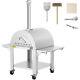 Vevor Outdoor Pizza Oven Wood Fired Pizza Oven Movable Stainless Steel 32
