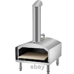 VEVOR Pizza Oven & Outdoor Portable Garden Wood-Fired Charcoal Steel Smoker