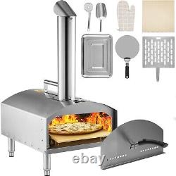 VEVOR Wood Fired Oven Portable Pizza Oven 12 Pizza Oven Outdoor with Fast Heating