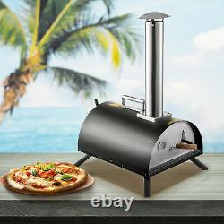 VEVOR Wood Fired Oven Portable Pizza Oven 12 Pizza Oven Outdoor with Feed Port