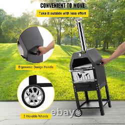 VEVOR Wood Fried Pizza Oven Portable Wood Fired Machine Wood Burning Pizza Oven
