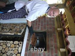 WOOD FIRED OUTDOOR PORTUGUESE PIZZA BREAD OVEN 1000mm AMIGO OVENS UK BUILT