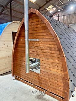 Wood fired/ Harvia electric heater sauna pod wood burning garden sauna log fired