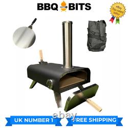 12 Four Pizza au Feu de Bois Bundle Pellet Portable Barbecue de Table Extérieur Stock UK