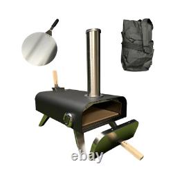 12 Four Pizza au Feu de Bois Bundle Pellet Portable Barbecue de Table Extérieur Stock UK