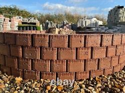 120 cm Foyer extérieur en briques pour feu de jardin, chauffage au bois et brûleur en granit