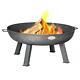 86cm Diamètre Cast Iron Fire Pit Outdoor Garden Patio Heater Camping Bowl