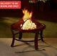 Alfresco Large Toscane Log Burner Fire Pit Chauffage Extérieur 76 56 Cm