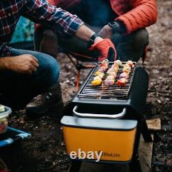 BioLite Fire Pit+ Barbecue sans fumée au bois et au charbon de bois avec Bluetooth FPA0201