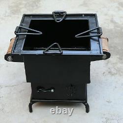 Bois de fer Carré de charbon de bois Brûleur de cuisine Poêle Sigri Foyer portable