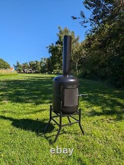 Brûleur de bois de bouteille de gaz Brûleur de bûches Cheminée Foyer Fait main Construit pour durer