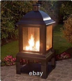 Brûleur de bois pour cheminée extérieure de grande taille avec livraison gratuite