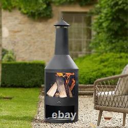 Brûleur de bûches en bois noir Résistant à la chaleur du poêle à bois de chauffage de cheminée en combustion