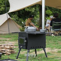 Camping Poêle à Bois Portable et Pliable