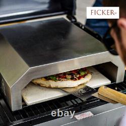 Ficker90' En Bois Extérieur Pellet Pizza Four Portable Charcoal Pellets En Bois Brûlés